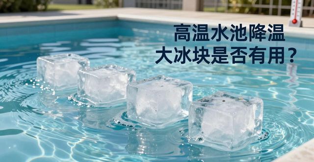 杭州高温水池降温大冰块，到底管不管用？
